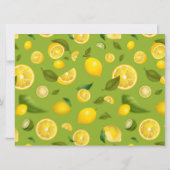 Invitation Citron Variété 8 (Dos)