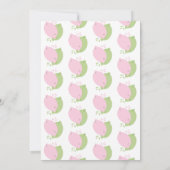 Invitation Citronnade Rose Citron Lime Fruit Premier Anniver (Dos)