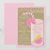 Invitation citronnade Sip et voir (Devant / Derrière)