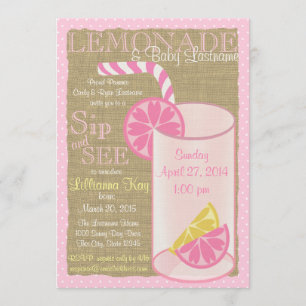 Invitation citronnade Sip et voir