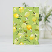 Invitation citrons aquarelle 22 (Debout devant)