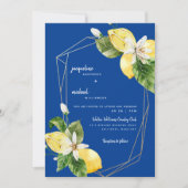 Invitation Citrons colorés méditerranéens modernes (Devant)