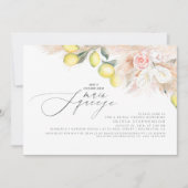 Invitation Citrons de la Squeeze et Fête des mariées de laito (Devant)