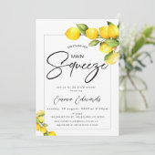 Invitation Citrons Elle A Trouvé Sa Fête des mariées De Squee (Debout devant)