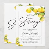 Invitation Citrons Elle A Trouvé Sa Fête des mariées De Squee (Devant / Derrière)