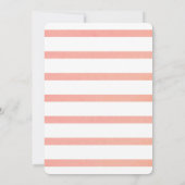 Invitation Citrons Fille Baby shower, Citrus Jaune Doux rose (Dos)