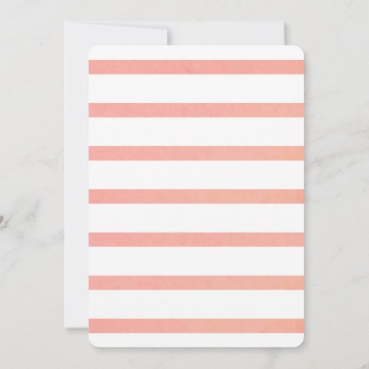 Invitation Citrons Fille Baby shower, Citrus Jaune Doux rose (Dos)