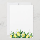 Invitation Citrons Green Blossom Engagement Party (Dos)