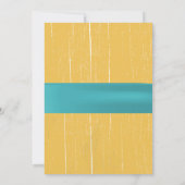 Invitation Citrons rustiques dans la Fête des mariées de cein (Dos)