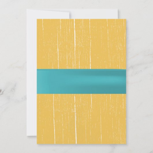 Invitation Citrons rustiques dans la Fête des mariées de cein (Dos)