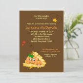 Invitation Citrouille 5x7 Automne Automne Baby shower Invitat (Debout devant)