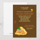 Invitation Citrouille 5x7 Automne Automne Baby shower Invitat (Devant / Derrière)