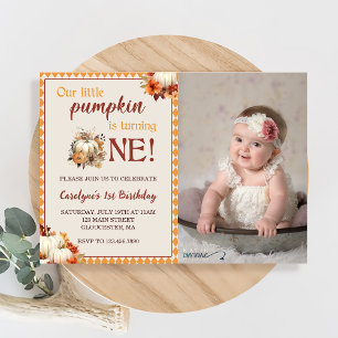Invitation Citrouille Anniversaire Notre Petit Citrouille En 