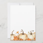 Invitation Citrouille Automne Ami Action Potluck Thanksgiving (Dos)