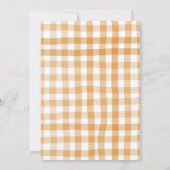 Invitation Citrouille Automne Baby shower Vêtements pour bébé (Dos)