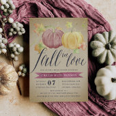Invitation Citrouille automne | Fête des mariées d'automne