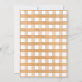 Invitation Citrouille Automne Garçon Vêtements de bébé Baby s (Dos)