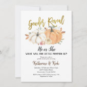 Invitation Citrouille Automne Genre Reveillez Party Invitatio (Devant)