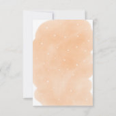 Invitation citrouille Baby shower (Dos)