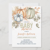 Invitation citrouille Baby shower (Devant)