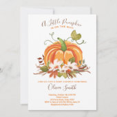 Invitation citrouille Baby shower Automne Automne  (Devant)