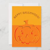 Invitation Citrouille BLANK Halloween (Devant)