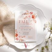 Invitation CITROUILLE BOHO Chute en amour Nuptiale Douche Inv