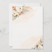 Invitation Citrouille Camion de ramassage Baby shower neutre (Dos)