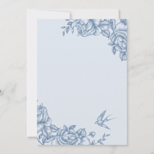 Invitation Citrouille Chinoiserie Thanksgiving Dîner (Dos)