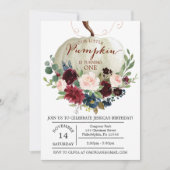 Invitation Citrouille d'anniversaire - Anniversair (Devant)