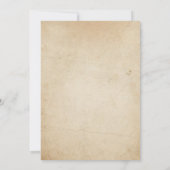 Invitation Citrouille d'automne à la douche nuptia (Dos)