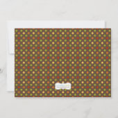 Invitation Citrouille d'automne Baby shower (Dos)