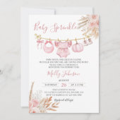 Invitation Citrouille d'automne d'arrosage de bébé Invitatio (Devant)