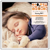 Invitation Citrouille d'automne Deux halloween 2e anniversair