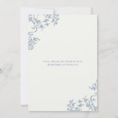 Invitation Citrouille d'automne GInger Jar Chinoiserie Fête d (Dos)