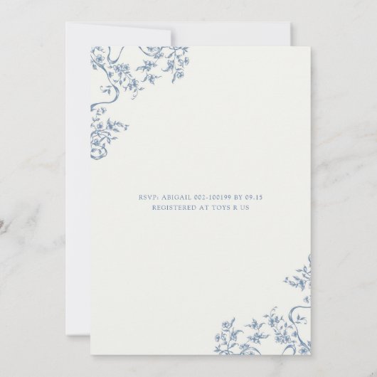 Invitation Citrouille d'automne GInger Jar Chinoiserie Fête d (Dos)