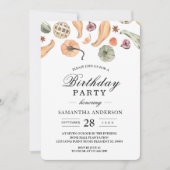 Invitation Citrouille d'automne moderne colorée (Devant)