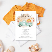 Invitation Citrouille de camion de ferme Automne Baby shower