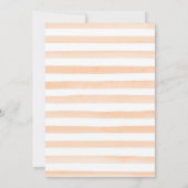 Invitation Citrouille de chute d'aquarelle et Baby shower de (Dos)