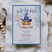 Invitation Citrouille de douche pour bébé Halloween