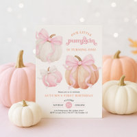 Citrouille de la ceinture rose Fille 1er anniversa