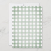 Invitation Citrouille de la ferme automnale Baby shower neutr (Dos)