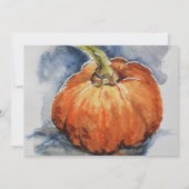 Invitation Citrouille de la fête d'Halloween (Dos)
