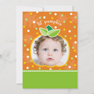 Invitation Citrouille de Lil