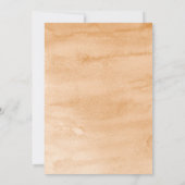 Invitation Citrouille de récolte d'automne Anniversaire (Dos)