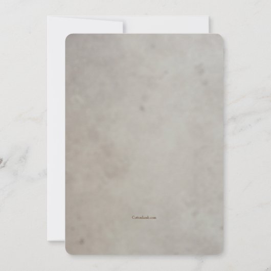 Invitation Citrouille de Thanksgiving (Dos)