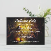 Invitation Citrouille de vacances Patch Halloween fêtes Invit (Debout devant)