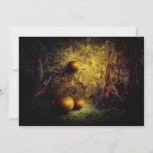 Invitation Citrouille de vacances Patch Halloween fêtes Invit (Dos)