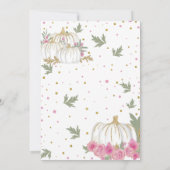 Invitation Citrouille Deuxième anniversaire Notre petit Citro (Dos)