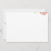 Invitation Citrouille Deuxième anniversaire Notre petite phot (Dos)